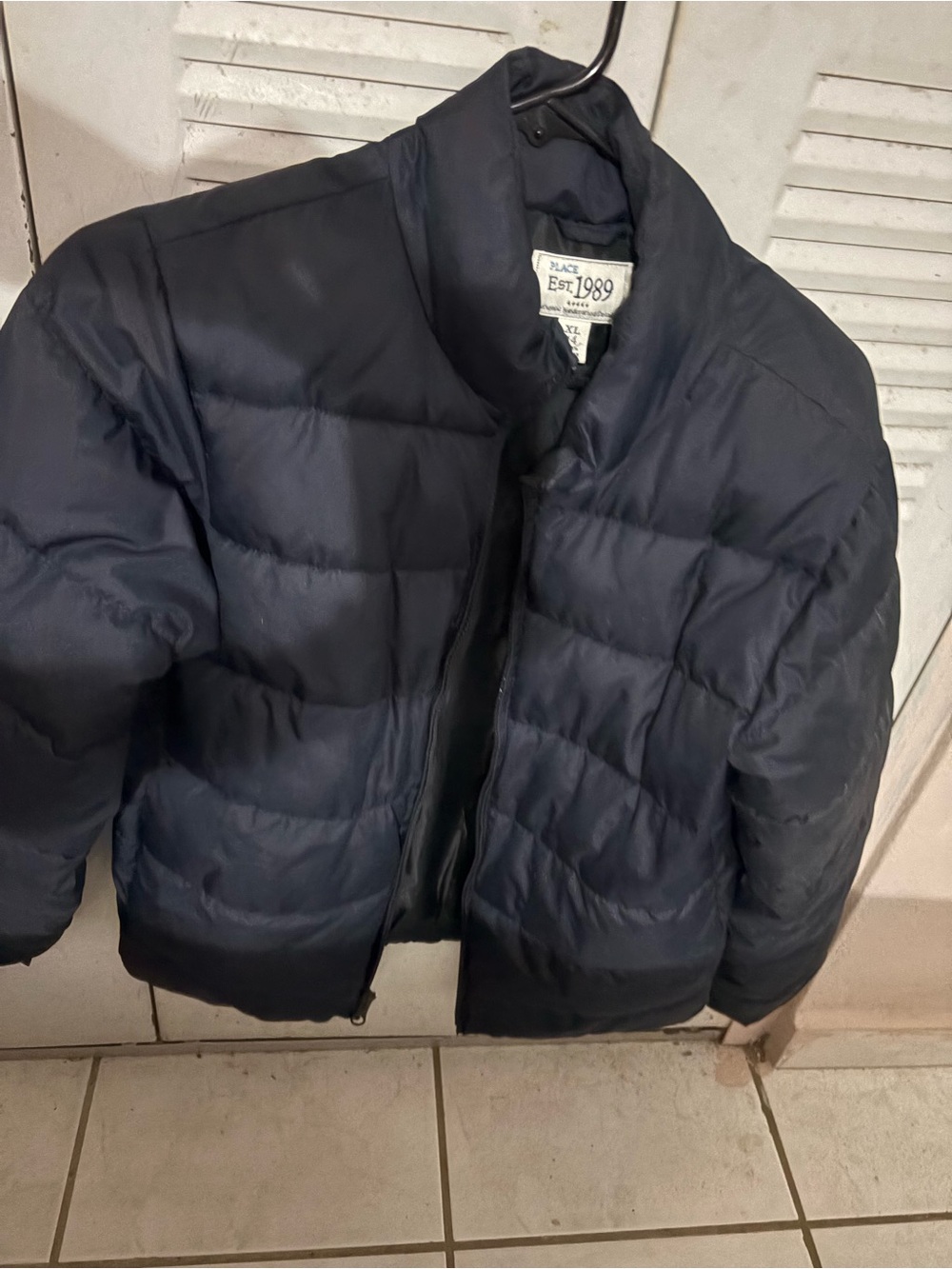 The Children's Place Navy Quilted Puffer Jacket